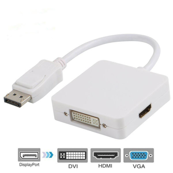 Picture of Display Port to HDMI+VGA+DVI 3in1