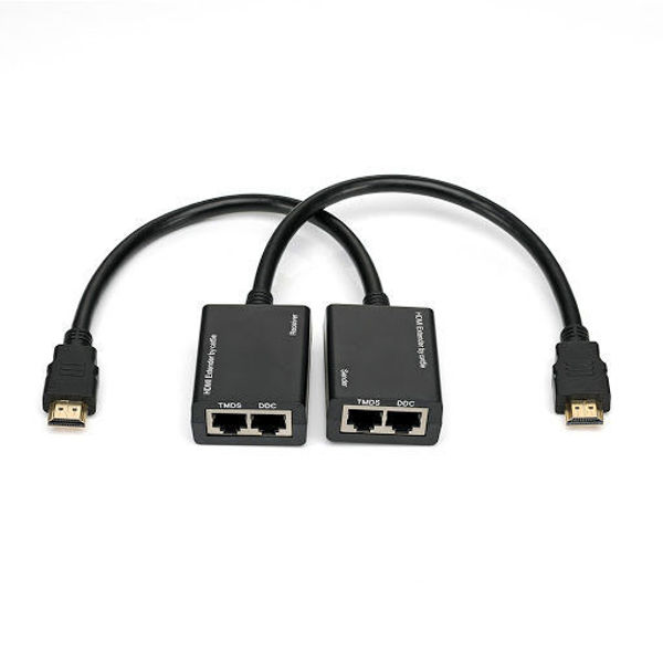 Picture of HDMI Extender 60 Meter via network 2 cables