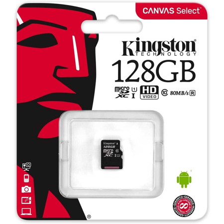 Picture of KINGSTON 128GB MICROSD MEMORY CARD