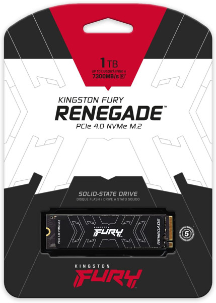 Picture of Kingston Fury Renegade 1TB PCIe Gen 4.0 NVMe