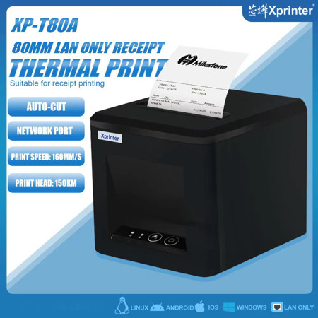 Picture of Xprinter T80A  80mm Thermal Receipt Printer