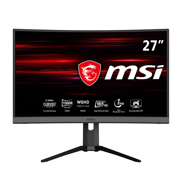 Picture of MSI MAG272CQR 27” WQHD 2K  165Hz  Curved monitor