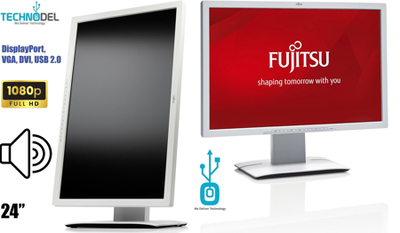 Picture of FUJITSU Monitor 24'' WHITE FHD